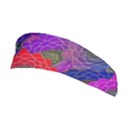 Colorful Background Of Multi Color Floral Pattern Stretchable Headband View1