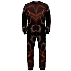 Digitally Created Seamless Pattern Onepiece Jumpsuit (men)  by Nexatart