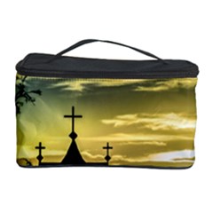 Graves At Side Of Road In Santa Cruz, Argentina Cosmetic Storage Case by dflcprints