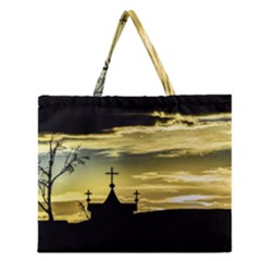 Graves At Side Of Road In Santa Cruz, Argentina Zipper Large Tote Bag by dflcprints