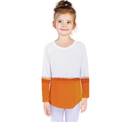 The Wine Bubbles Background Kids  Long Sleeve Tee