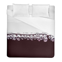 Bubbles In Red Wine Duvet Cover (full/ Double Size) by Nexatart