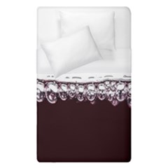 Bubbles In Red Wine Duvet Cover (single Size) by Nexatart