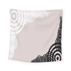 Circles Background Square Tapestry (small)