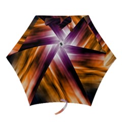 Colourful Grunge Stripe Background Mini Folding Umbrellas by Nexatart