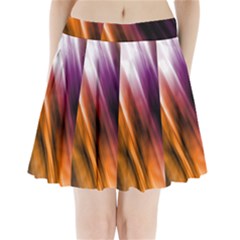 Colourful Grunge Stripe Background Pleated Mini Skirt by Nexatart