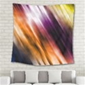 Colourful Grunge Stripe Background Square Tapestry (Large) View2