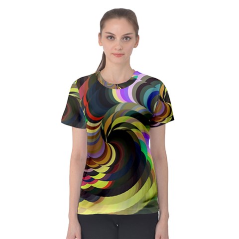 Spiral Of Tubes Women s Sport Mesh Tee by Nexatart