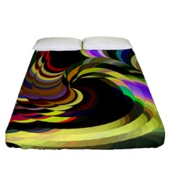 Spiral Of Tubes Fitted Sheet (california King Size)