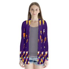 Seamless Cartoon Ice Cream And Lolly Pop Tilable Design Cardigans by Nexatart