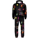 Cartoon Birthday Tilable Design Hooded Jumpsuit (Men)  View1