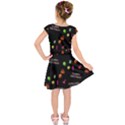 Cartoon Birthday Tilable Design Kids  Short Sleeve Dress View2