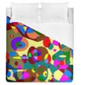 Abstract Digital Circle Computer Graphic Duvet Cover (Queen Size) View1