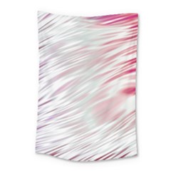 Fluorescent Flames Background With Special Light Effects Small Tapestry by Nexatart