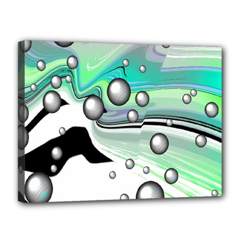 Small And Big Bubbles Canvas 16  x 12 