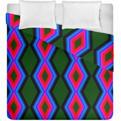 Quadrate Repetition Abstract Pattern Duvet Cover Double Side (king Size)