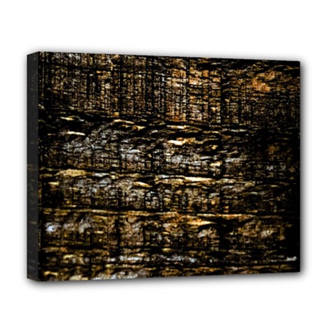 Wood Texture Dark Background Pattern Deluxe Canvas 20  X 16   by Nexatart