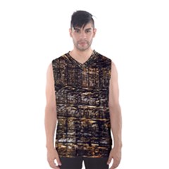 Wood Texture Dark Background Pattern Men s Basketball Tank Top by Nexatart