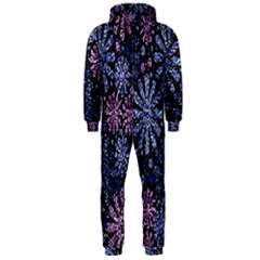 Pixel Pattern Colorful And Glittering Pixelated Hooded Jumpsuit (men)  by Nexatart