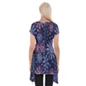 Pixel Pattern Colorful And Glittering Pixelated Short Sleeve Side Drop Tunic View2