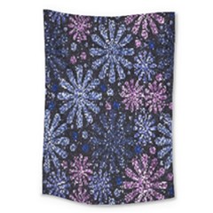 Pixel Pattern Colorful And Glittering Pixelated Large Tapestry