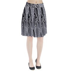 Abstract Swirling Pattern Background Wallpaper Pleated Skirt