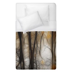 Fall Forest Artistic Background Duvet Cover (single Size)