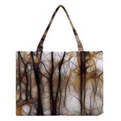 Fall Forest Artistic Background Medium Tote Bag by Nexatart