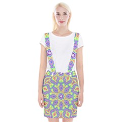 Rainbow Kaleidoscope Suspender Skirt