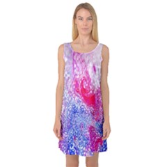 Glitter Pattern Background Sleeveless Satin Nightdress by Nexatart