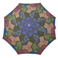 Background With Color Kindergarten Tiles Straight Umbrellas by Nexatart