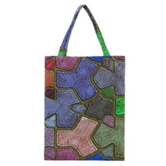 Background With Color Kindergarten Tiles Classic Tote Bag by Nexatart