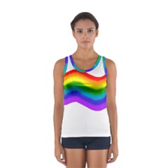 Watercolour Rainbow Colours Women s Sport Tank Top  by Nexatart