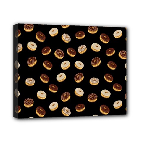 Donuts Pattern Canvas 10  X 8 