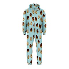 Donuts Pattern Hooded Jumpsuit (kids) by Valentinaart