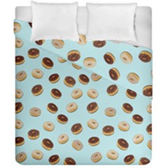 Donuts Pattern Duvet Cover Double Side (california King Size)