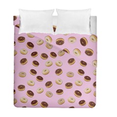 Donuts Pattern Duvet Cover Double Side (full/ Double Size)