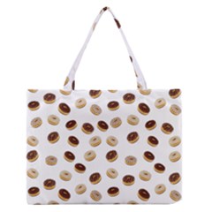 Donuts Pattern Medium Zipper Tote Bag