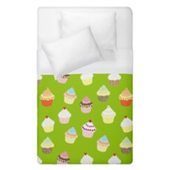 Cupcakes Pattern Duvet Cover (single Size) by Valentinaart