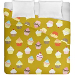 Cupcakes Pattern Duvet Cover Double Side (king Size)