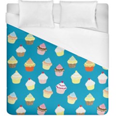 Cupcakes Pattern Duvet Cover (king Size) by Valentinaart