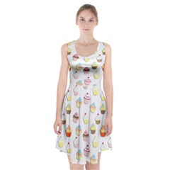 Cupcakes Pattern Racerback Midi Dress by Valentinaart