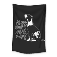 Dog Person Small Tapestry