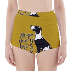 Dog Person High-waisted Bikini Bottoms by Valentinaart