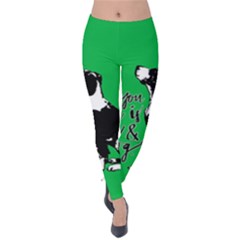 Dog Person Velvet Leggings