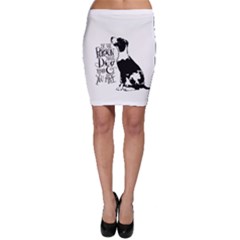 Dog Person Bodycon Skirt