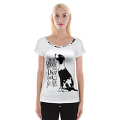 Dog Person Women s Cap Sleeve Top by Valentinaart