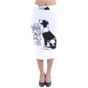 Dog person Velvet Midi Pencil Skirt View1