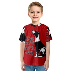 Dog Person Kids  Sport Mesh Tee