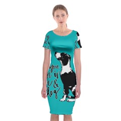 Dog Person Classic Short Sleeve Midi Dress